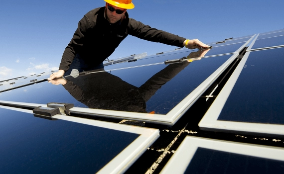 Empregos em energia solar na próxima década